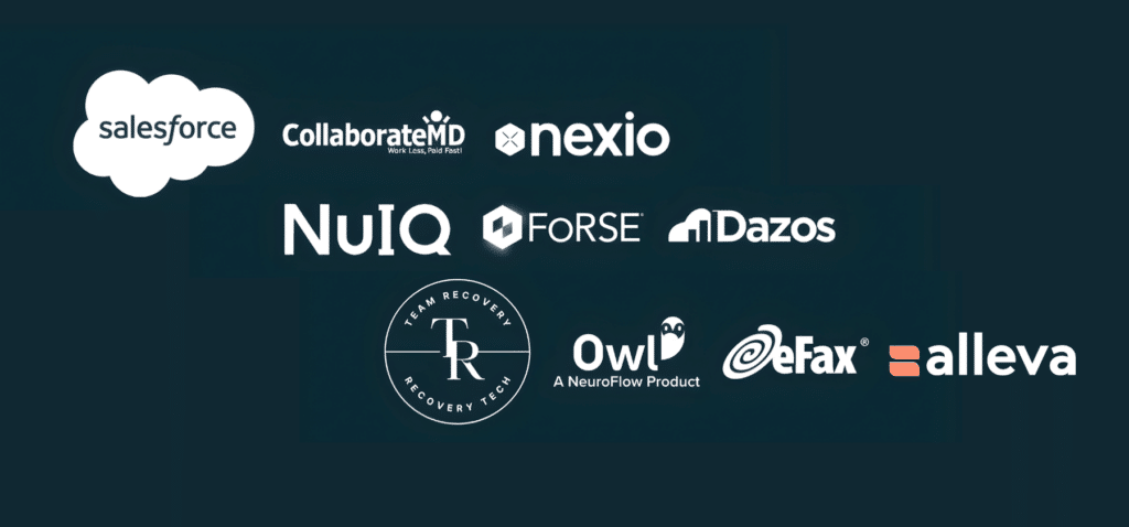 EHR integrations example for Alleva EHR software